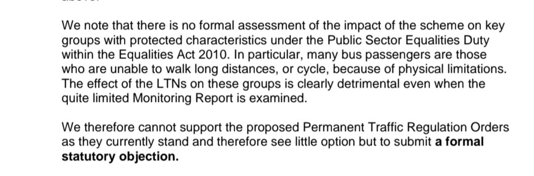 @CoHSATOxon @visitcamberwell @hillsidepaul @DemolitionsLdn It is true - they did call them 'a failure in almost all respects' etc. I've read the entire bus report sent to the council, and if you speak to bus drivers they are not happy at all. It makes for pretty damning reading. Bus drivers are leaving as a result, it's impacting on…