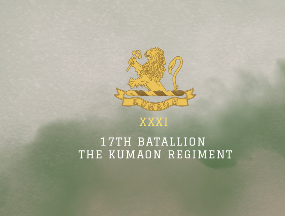 majorgauravarya's tweet photo. Today in 1968, XXXI Kumaon was raised, comprising of mixed troops from various hilly regions. 

31 Kumaon later became 17 Kumaon, a pure Kumaoni Unit.

May Kalika Mata always bless the Paltan, in war and in peace. 

Jai Hind 🙏
Kalika Mata Ki Jai 🙏
Jai Ram Sarv Shaktiman 🙏 https://t.co/PNfWRXVusg