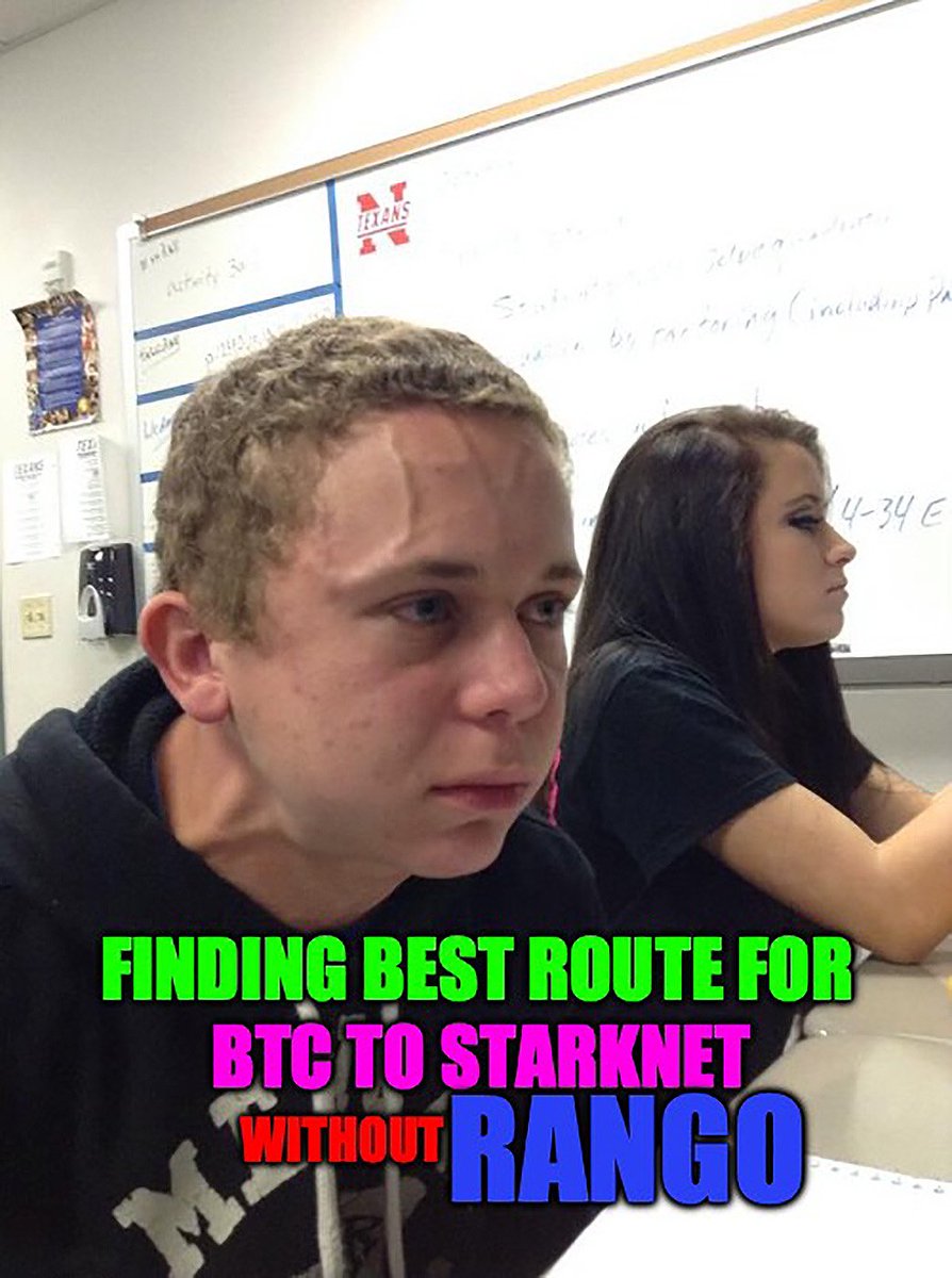 RangoExchange's tweet photo. With #Rango, every #CrossChain transaction is a piece of cake. 

#BTC #Starknet #Ethererum #Layer2 https://t.co/mllkfPiDWj