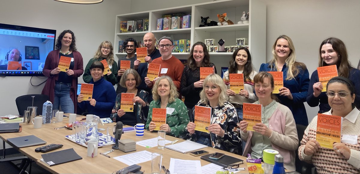 UVcompetition's tweet image. We are thrilled to announce the amazing writers featured in @SCBWI_BI @scbwiEurope Undiscovered Voices 2024. Visit undiscoveredvoices.com to download your FREE copy of the anthology! #UV2024