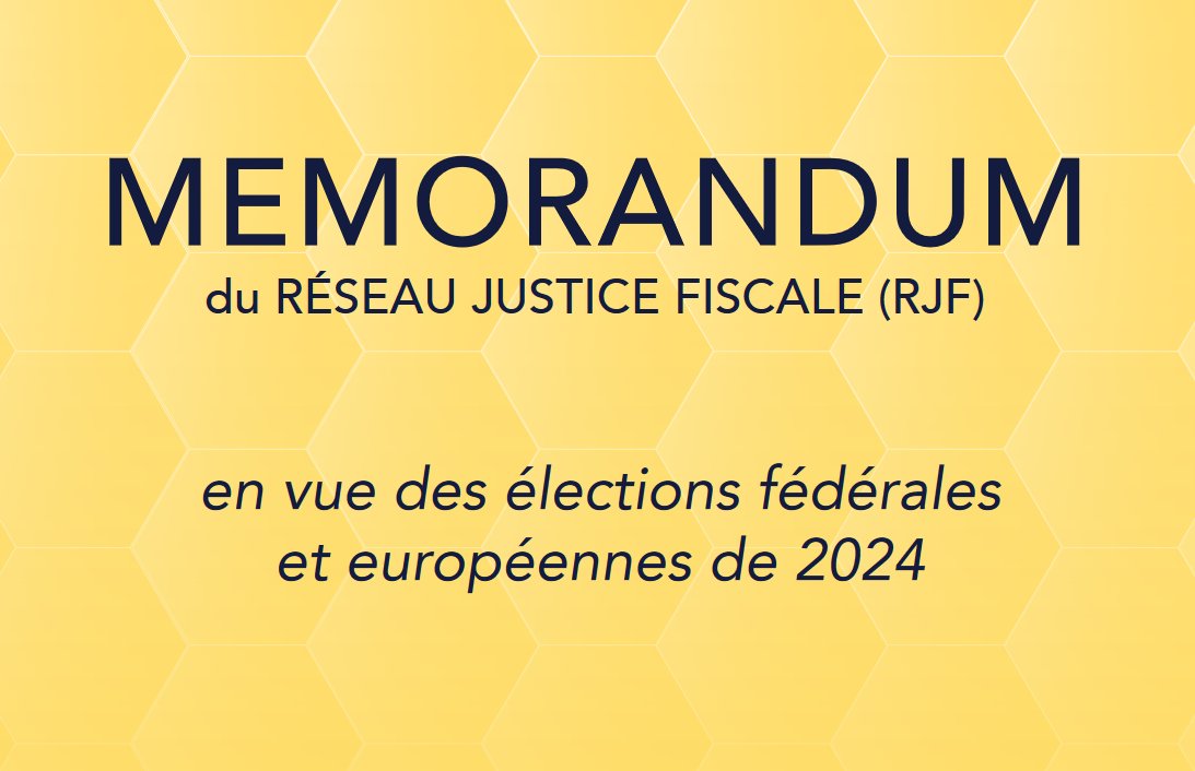 Réseau pour la Justice fiscale tweet media