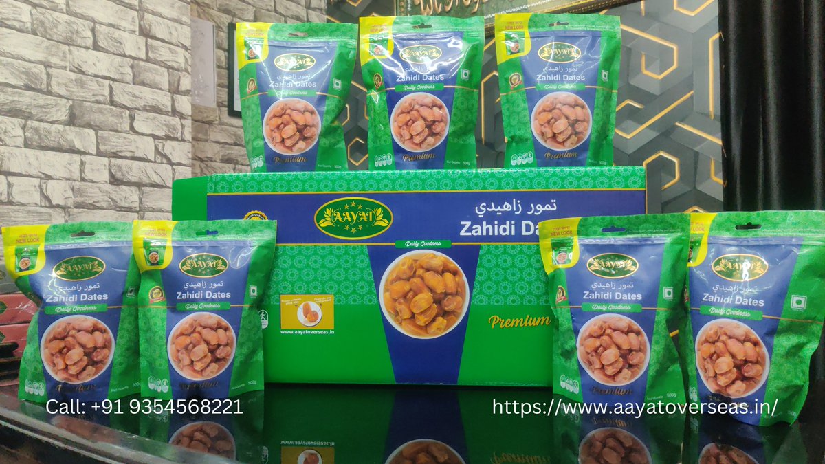 aayatoverseas.in

#zahidi #dates #dryfruits #health
#kimia #drydates #safawi #mabroom #fard #kalmi #dryfig #cashewnuts #almonds #mashrooq #raisins #azwa #new