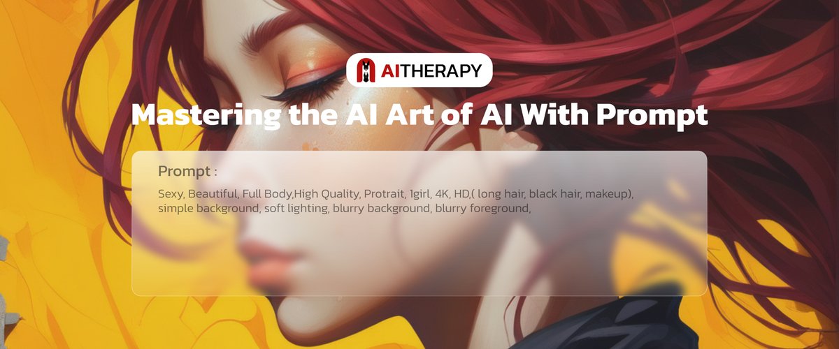 ai_therapy_X's tweet photo. 🌟 Mastering the Art of AI with Prompts 🎨✨ 

Creating AI art is an exciting journey, and your prompts are the key to unlocking stunning visuals. 

Read more: https://t.co/o05Os0dFlR https://t.co/EehZMAYNoS