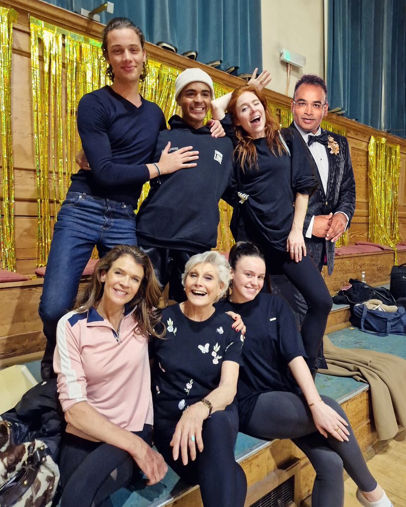 Angela Rippon (@theangelarippon) on Twitter photo Only four days until the <a href="/SCD_Live_Tour/">SCD_Live_Tour</a> begins in Birmingham. Who’s excited??
Krishnan had to run to do the news but we didn’t want him to feel left out of the photo! Only four days until the <a href="/SCD_Live_Tour/">SCD_Live_Tour</a> begins in Birmingham. Who’s excited??
Krishnan had to run to do the news but we didn’t want him to feel left out of the photo!