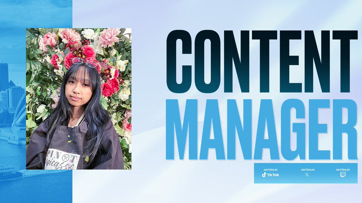 EstioESC's tweet photo. A warm welcome to @kaytehlin who will be moving on to the role of Content Manager of Estio! 
We are beyond excited to see what she has to offer 🎊

#ESTIOESPORTS #ESTIOSO https://t.co/CC7HJZZPEm
