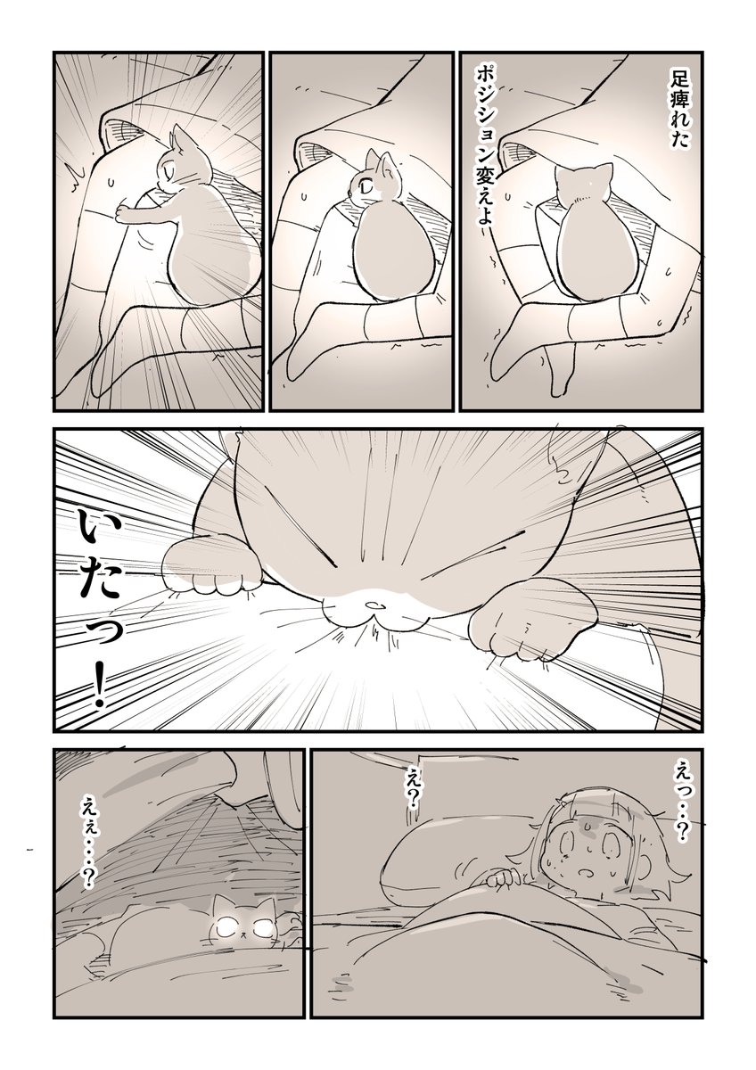 冬の猫あるある漫画です 2/2  続きはこちら 