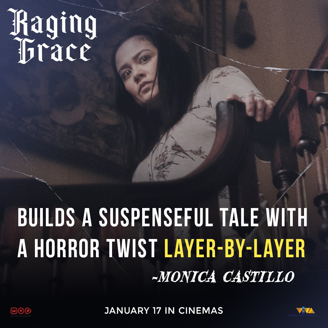 'RAGING GRACE' will surely take you to another world of suspense and horror! Keep your eyes open for 'RAGING GRACE'. Starring Max Eigenmann, David Hayman, Jaeden Boadilla, and Leanne Best. A film by Paris Zarcilla. JANUARY 17 in Philippine cinemas! #RagingGrace