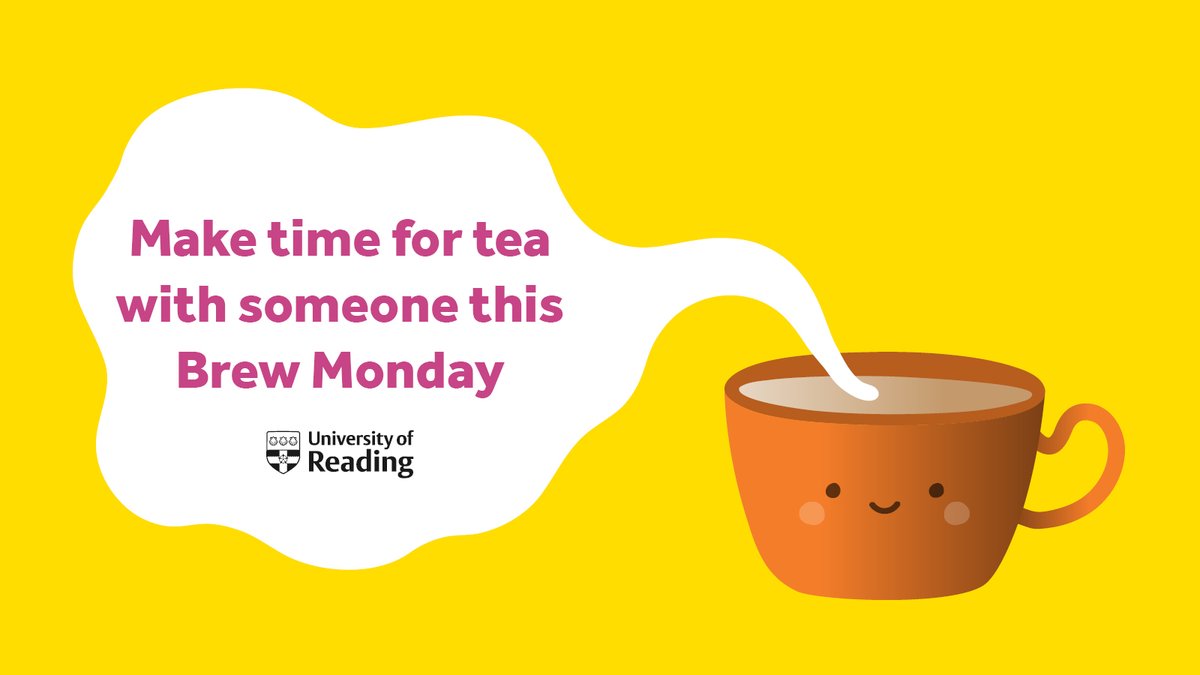 UoR Student (@unirdg_student) on Twitter photo It's Brew Monday, join us on campus for a warm drink and a space to talk ☕ 
Join us on campus from 12:30 - 13:30 in Carrington 201 for free tea, coffee and crafting, or there's free regular coffee and tea and a space to talk today from 2-3pm in the Trilobite and Breakfast Box. It's Brew Monday, join us on campus for a warm drink and a space to talk ☕ 
Join us on campus from 12:30 - 13:30 in Carrington 201 for free tea, coffee and crafting, or there's free regular coffee and tea and a space to talk today from 2-3pm in the Trilobite and Breakfast Box.