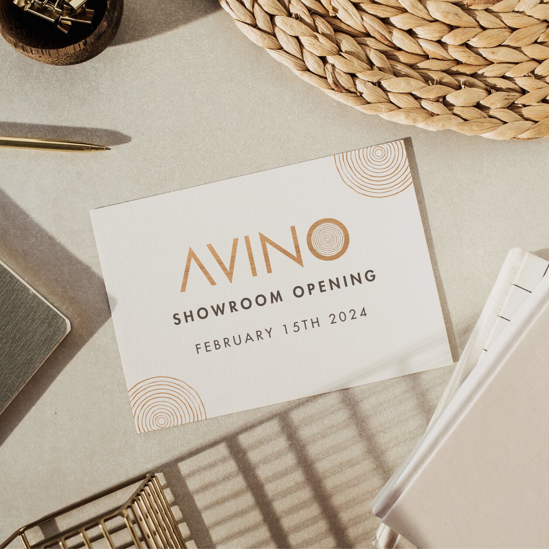 We are absolutely delighted to invite you to the official unveiling of the Avino Showroom!

Join us at the @skyhousedesigncentre in Amersham on February 15th from 1pm for industry expert keynotes and experience the showroom firsthand!

RSVP here: eventbrite.co.uk/e/sky-house-de…