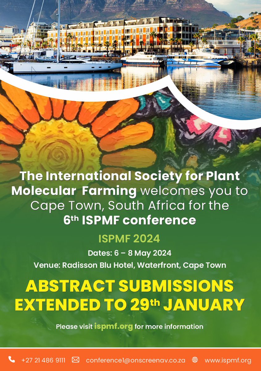 Deadline to sumit abstracts for the conference in Cape Town has been EXTENDED to Monday 29th of January. More details here:
ispmf.org/events