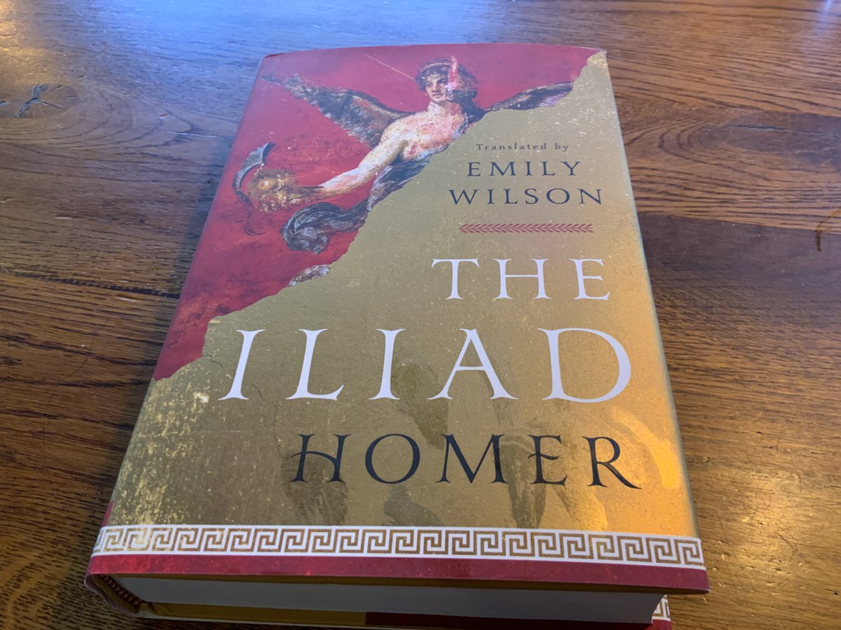 😷Still trying to shake off Lurgy, slowly weaning off steroids and feeling generally Eurgh….🤧

THEN this arrives, unwarranted, unsolicited.…

❣️THANKYOU  CHRIS❣️
#Iliad #Homer #EmilyWilson