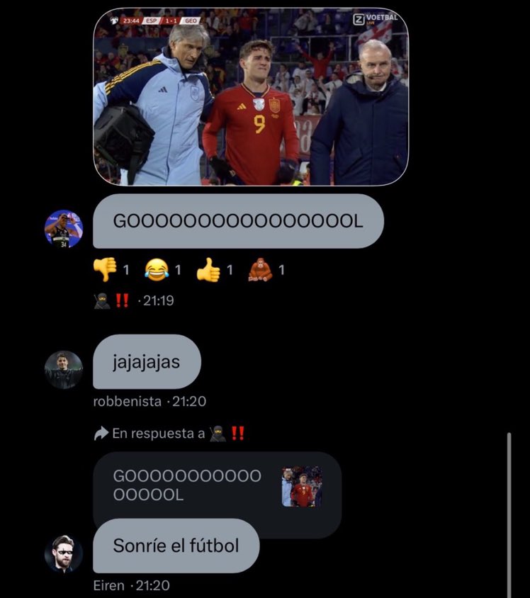 Christensen_456's tweet photo. El gran @EirenJr_ en todos sus tweets animando al equipo y haciéndose el bueno sobre todo con Gavi pero en los grupos no dice lo mismo, y ver que tiene seguidores esta escoria en Twitter que celebra un ligamento cruzado de un jugador de tu club. https://t.co/WBJ4WwbbCA