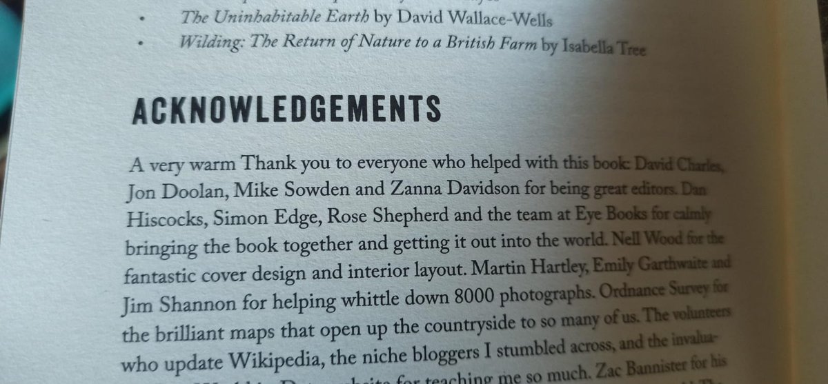 If there's one thing that feels better than seeing a friend get his VERY DAMN GOOD book published and out into the world, it's the ego-trip of seeing your name in the acknowledgements. Thank you @Al_Humphreys and huge congratulations!