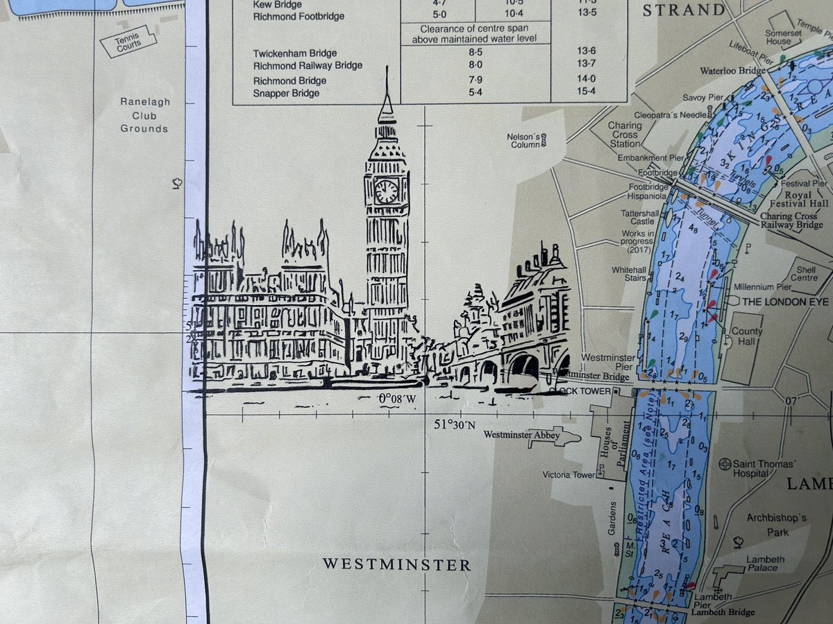 indigozuluink's tweet image. 🚨 COMMISSION REVEAL 🚨

A lovely large admiralty chart of the River Thames from ‘Tower Bridge to Teddington’. 

#admiraltychart #mapart #london #riverthames #putneybridge #kewgardens #boatrace #batterseapowerstation #bigben #stpaulscathedral #theshard #twickenhamstadium 

1/3