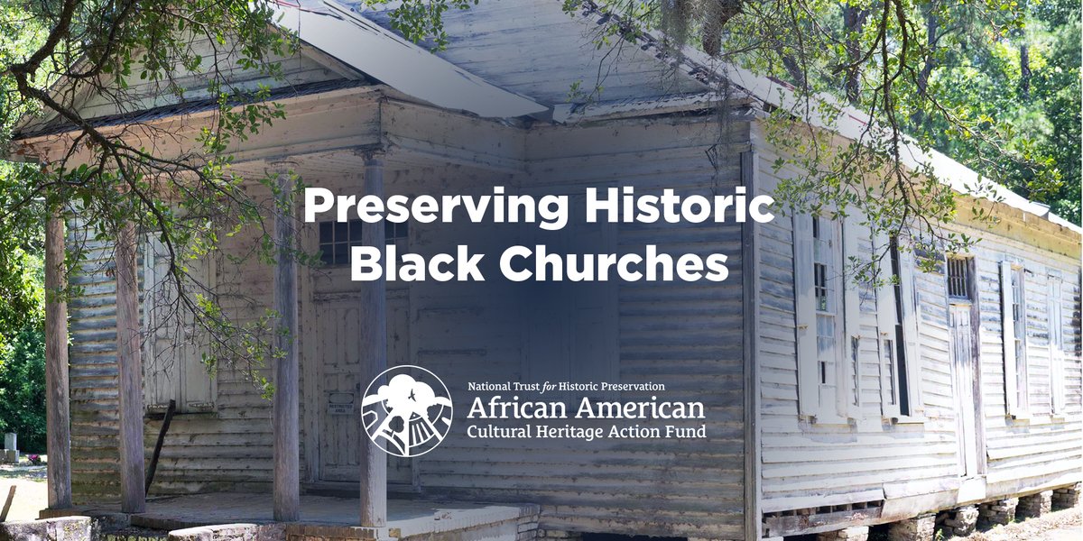 SavingPlaces's tweet photo. Today, we’re proud to announce that the National Trust’s African American Cultural Heritage Action Fund has awarded $4 million to protect 31 iconic Black churches across the country through our #PreservingBlackChurches program!

https://t.co/VgDYuWz54g https://t.co/IEZEaunDS8