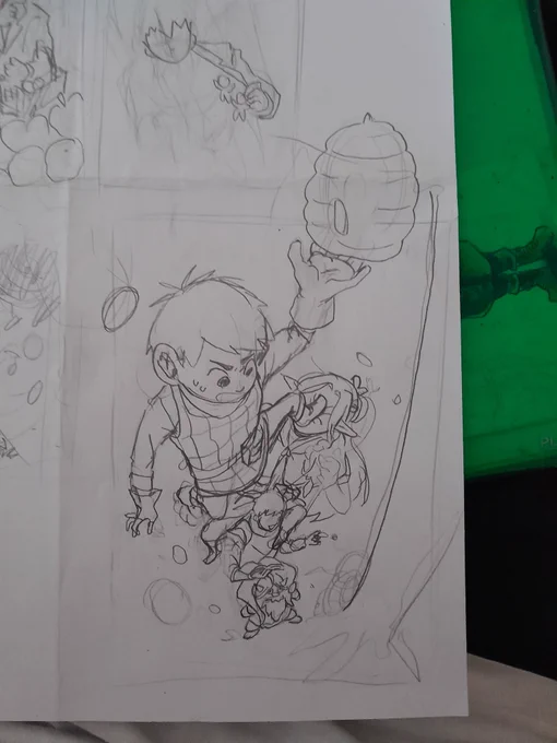 I'm probably gonna colour it in tradicional later this week 