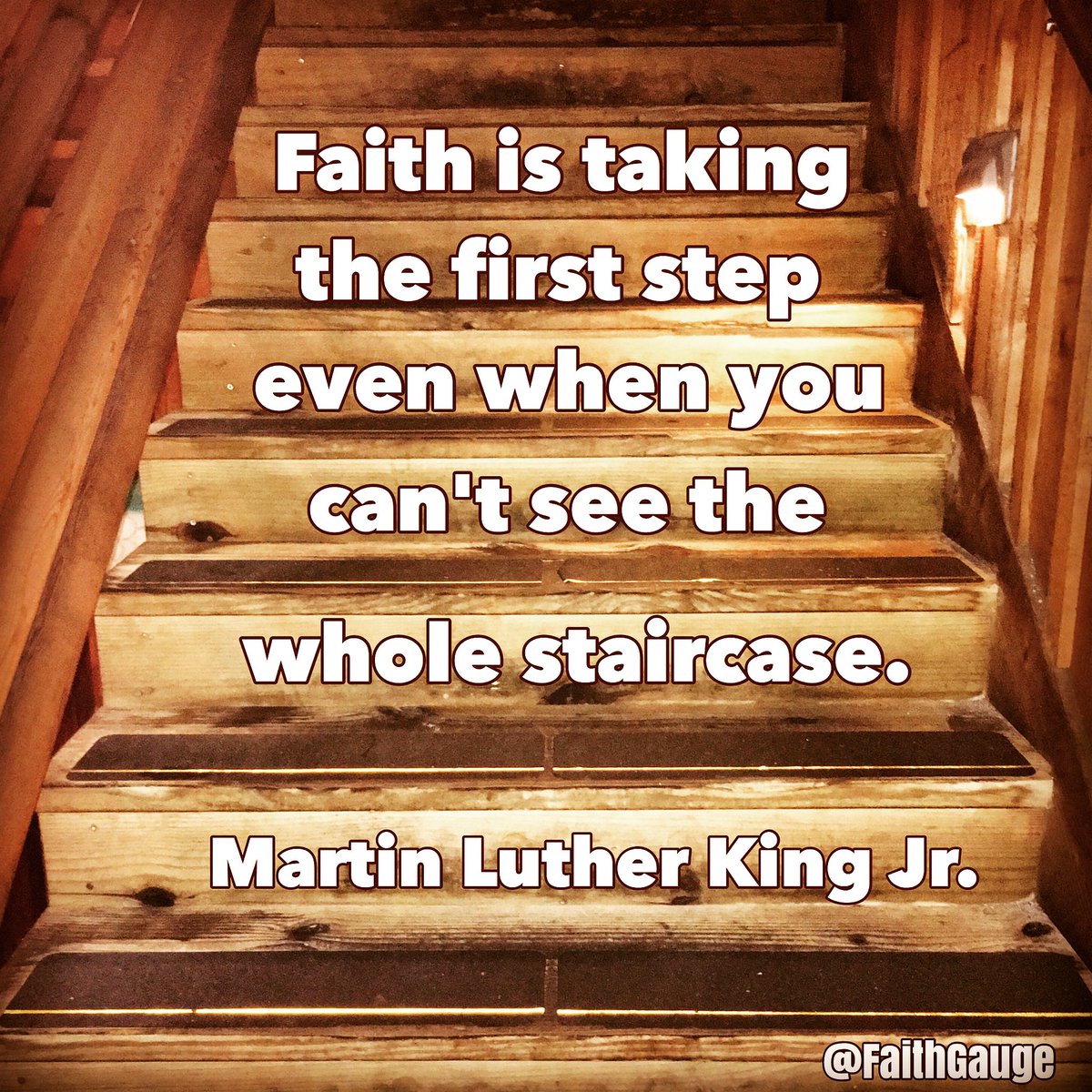 FaithGauge's tweet photo. Faith requires action. Do not be afraid to take a step of faith and walk with God. God will direct us on the right path. #faith #follow #trust #walk #God #Guide #Lord #love #MLKDay #mlkday2024 #service #unity #justice #community #Christianity https://t.co/xNmXSyaL2E
