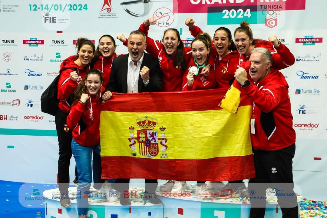 FEscrime's tweet photo. GP SABRE - TUNIS 2024 https://t.co/WJjRfZQW7g