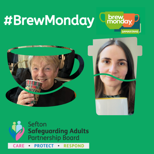 💚You wouldn't be mistaken for thinking our Business Team look like a pair of 'mugs' as they support the #BrewMonday campaign. 
☕️'D'ya fancy a brew?' is a great conversation starter to those around you.
#MySefton <a href="/seftoncouncil/">Sefton Council</a> <a href="/SeftonCVS/">Sefton CVS</a> @NhsCreed 
<a href="/samaritans/">Samaritans</a> <a href="/SouthportSams/">Southport Samaritans</a>