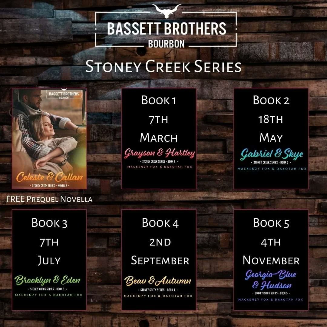 BRAND NEW SMALL TOWN SERIES IS COMING FROM #mackenzyfox & #dakotahfox

Start this series now with a F*R*E*E NOVELLA - get it now:
BookHip.com/KMNTMTZ

#mackenzyfox  #mackenzyfoxbooks #bassettbrothersbourbon #southernromance #dakotahfox  #theauthoragency @theauthoragency