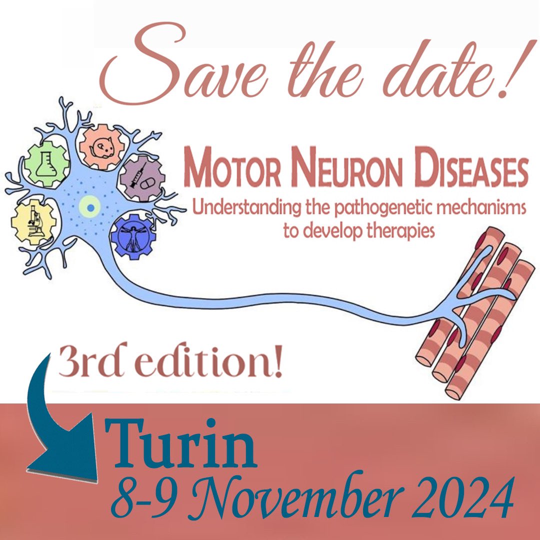 Have you saved the date? 8-9 November 2024! @MarinaBoido80 and @SerenaStanga can’t wait to meet you in Turin! #MND #SMA #ALS #muscularatrophy