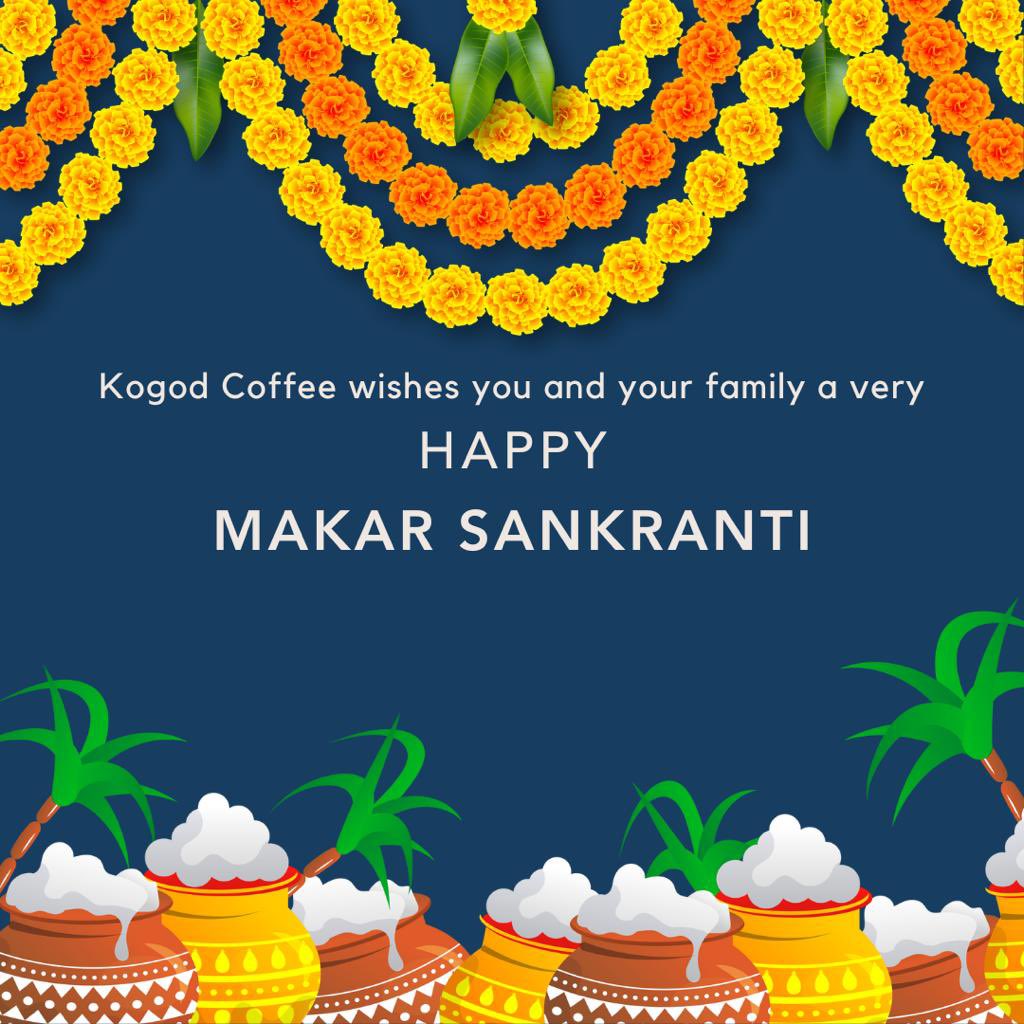 kogodcoffee's tweet photo. Wishing you a joyous and prosperous Sankranti! May this festival bring happiness and abundance to you and your loved ones. #HappySankranthi #kogodcoffee #Coffee #filtercoffee #roastedbeans 

Website: https://t.co/qiBBYxEj2p 

Catalog: https://t.co/RP1CBBG3eC https://t.co/6gRSQLHCfi
