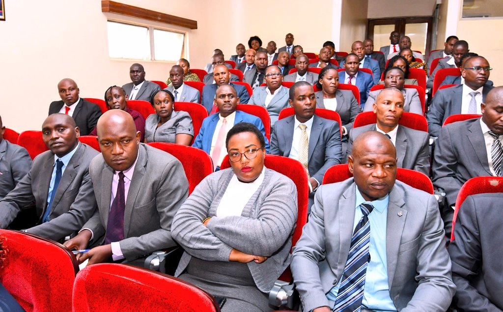 DCI_Kenya's tweet photo. The Director in charge of Crime Research &amp; Intelligence Bureau (CRIB) Mr John Onyango earlier today presided over the opening ceremony of the Sub-County Criminal Investigation officers (SCCIO) development course at the National Criminal Investigations Academy in South C, Nairobi. https://t.co/RWWME4wpfy