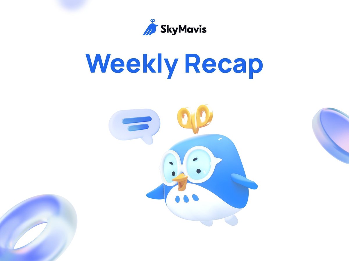 The <a href="/AxieInfinity/">Axie Infinity</a> and <a href="/Ronin_Network/">Ronin</a> teams both had big weeks!

• Launched Mavis Store
• Welcomed Presail to Ronin
• Announced AOC Token Migration
• Updated SLP Monetary Policy
• Brought SLP back to Axie Classic

Let’s jump in  🧵👇