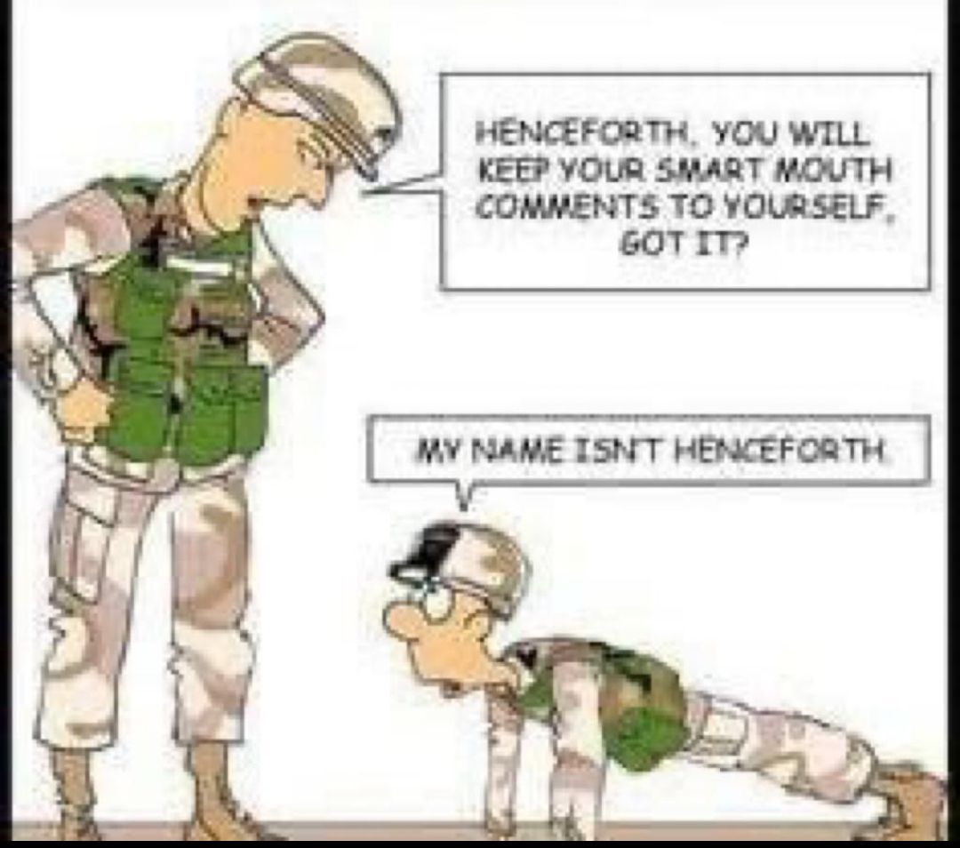 Doubtful case...
#MilitaryHumour #HumourInUniform #MilitaryHumor #HumorInUniform