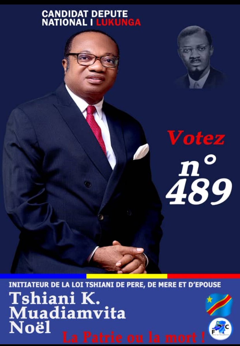 PMutshipula's tweet image. #Election2023 | Noël Tshiani va bientôt retourner à son métier adoré de nettoyeur et laveur des cadavres aux #USA.

KADI-MENT n'est pas sérieux. 😂😂😂