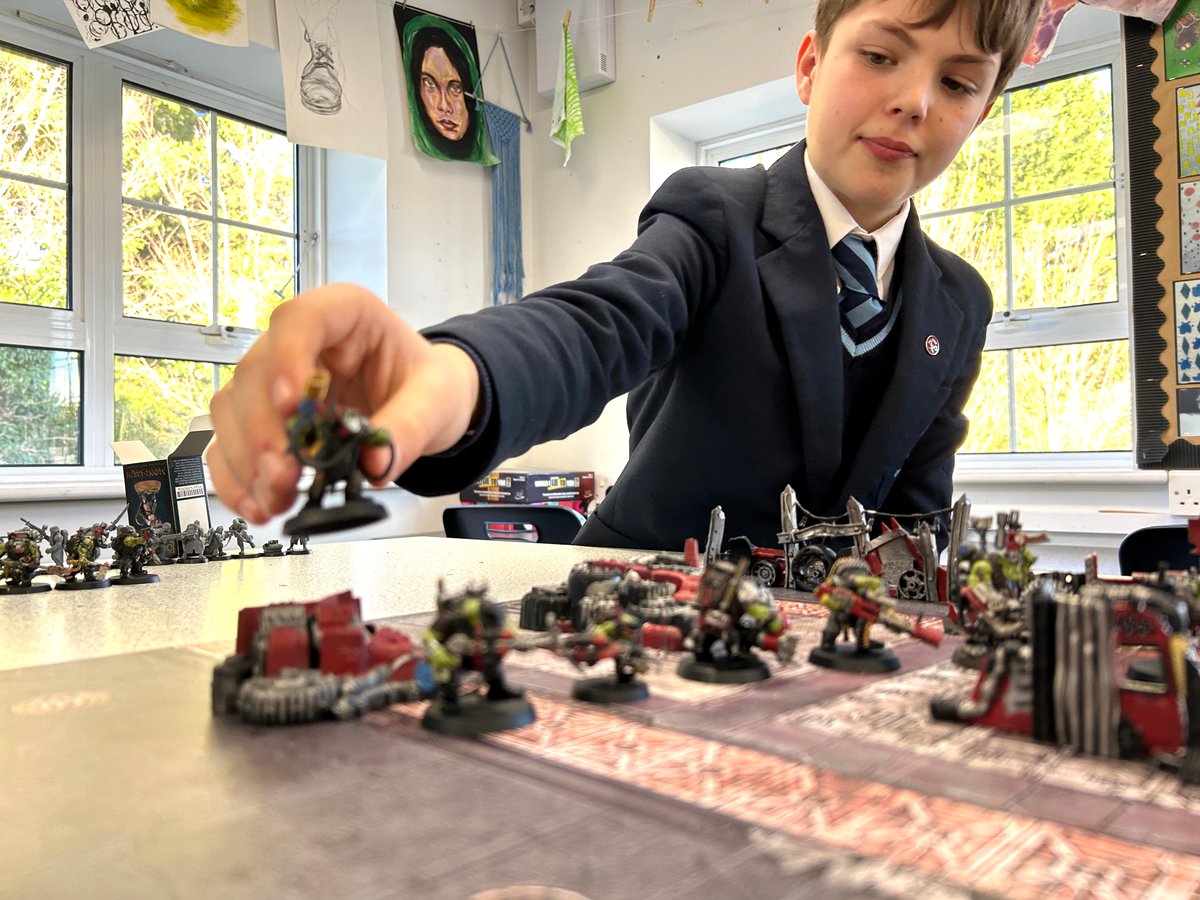 Cranford_Sch's tweet image. By popular demand Senior School pupils have campaigned to have Warhammer added to the Spring Term Extra-Curricular clubs programme. This lunchtime club will certainly improve their engineering, arts, and maths skills if they want to succeed! #cranfordpathway #cranfordchallenge