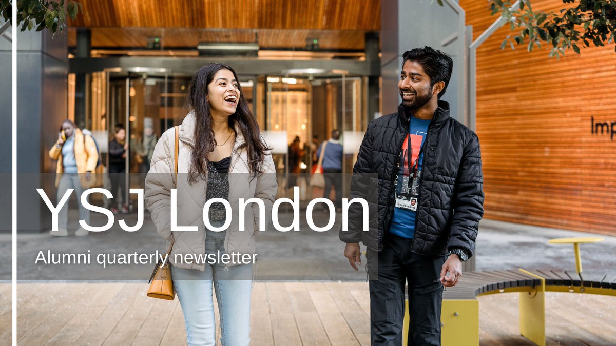 YSJUAlumni's tweet photo. If you studied at @YSJLondon, check your email inboxes! Today we've sent out our first quarterly London newsletter, and we're excited to find out what you think about it!

Didn't study in London but curious about the newsletter? Read it on our blog:
https://t.co/BysXkGkLg9 https://t.co/Z2W0oJoZeE