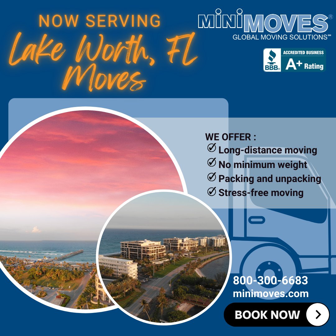 🌴MiniMoves is your go-to for affordable small moves in @Lake Worth ...