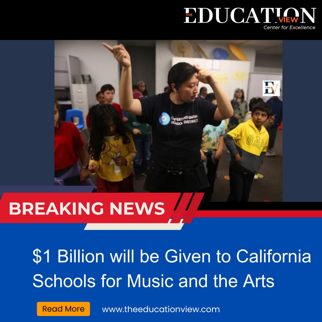 $1 Billion will be Given to California Schools for Music and the Arts

Read More: cutt.ly/YwKwsD01

#CaliforniaSchools #JessicaSheldon #microphone #news #dailynews #educationalnews #dailypost #theeducationviewnews
