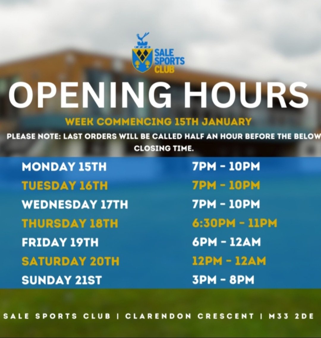 Sale Sports Club tweet media