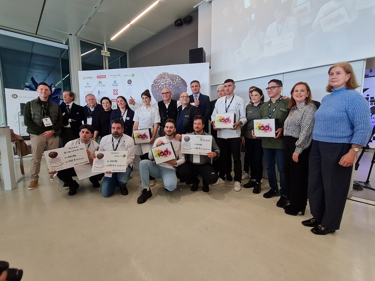 Ganadores VI Concurso Gastronómico de la #Trufa de #Andilla <a href="/andillaayto/">ayuntamiento andilla</a> #TrufaAndilla 
1º Juan Francisco Pérez, Espacio Montoro (Alicante) <a href="/PabloMontoro/">Pablo Montoro</a> 
2º Félix Chaqués, Felix Chaques Restaurant (Valencia) <a href="/FelixChaques/">Felix Chaques</a>
3º Sergio Manzano de A’Barra (Madrid) <a href="/abarra_res/">Restaurante A' Barra</a>