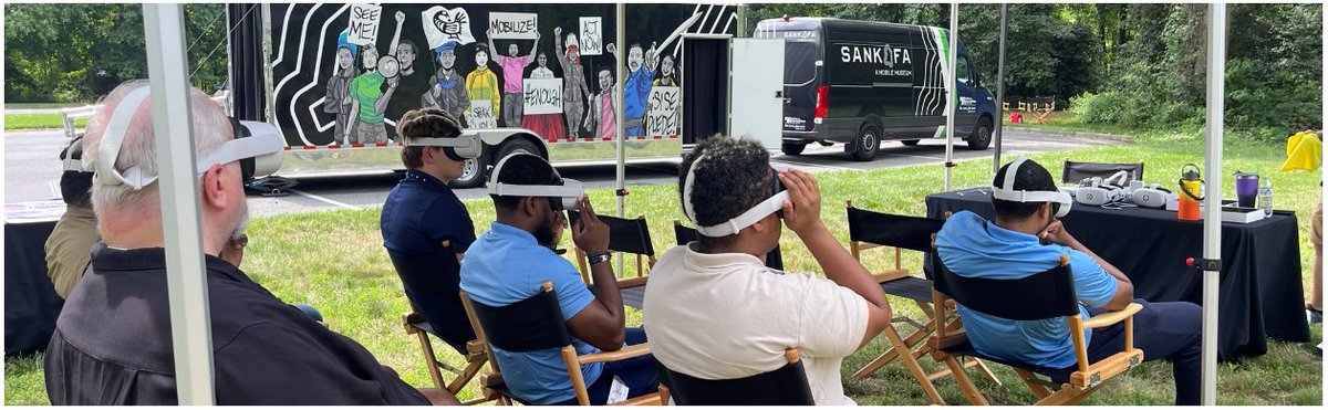 Sankofa Mobile Museum - it's a museum on wheels that uses #vr and #ar to bring 10,000 yrs of local history to light. #xr #immersivestorytelling pgparks.com/facilities/san…