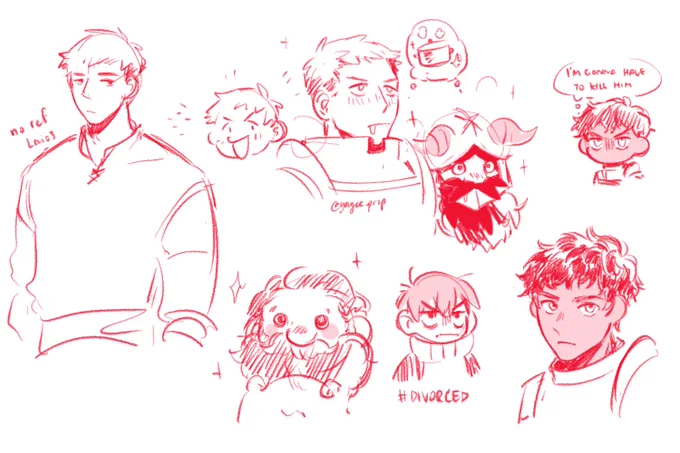 Dunmeshi sketches bc i have artblock o]--[ 