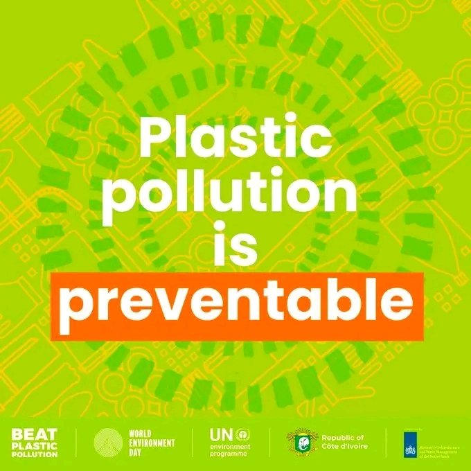 RobertJTurykira's tweet image. To #BeatPlasticPollution, individual actions and consumer pressure are key, but real change needs to come from companies, investors, policymakers and governments.

Everyone can use their voice and their choices to protect our common future. @EnviShield