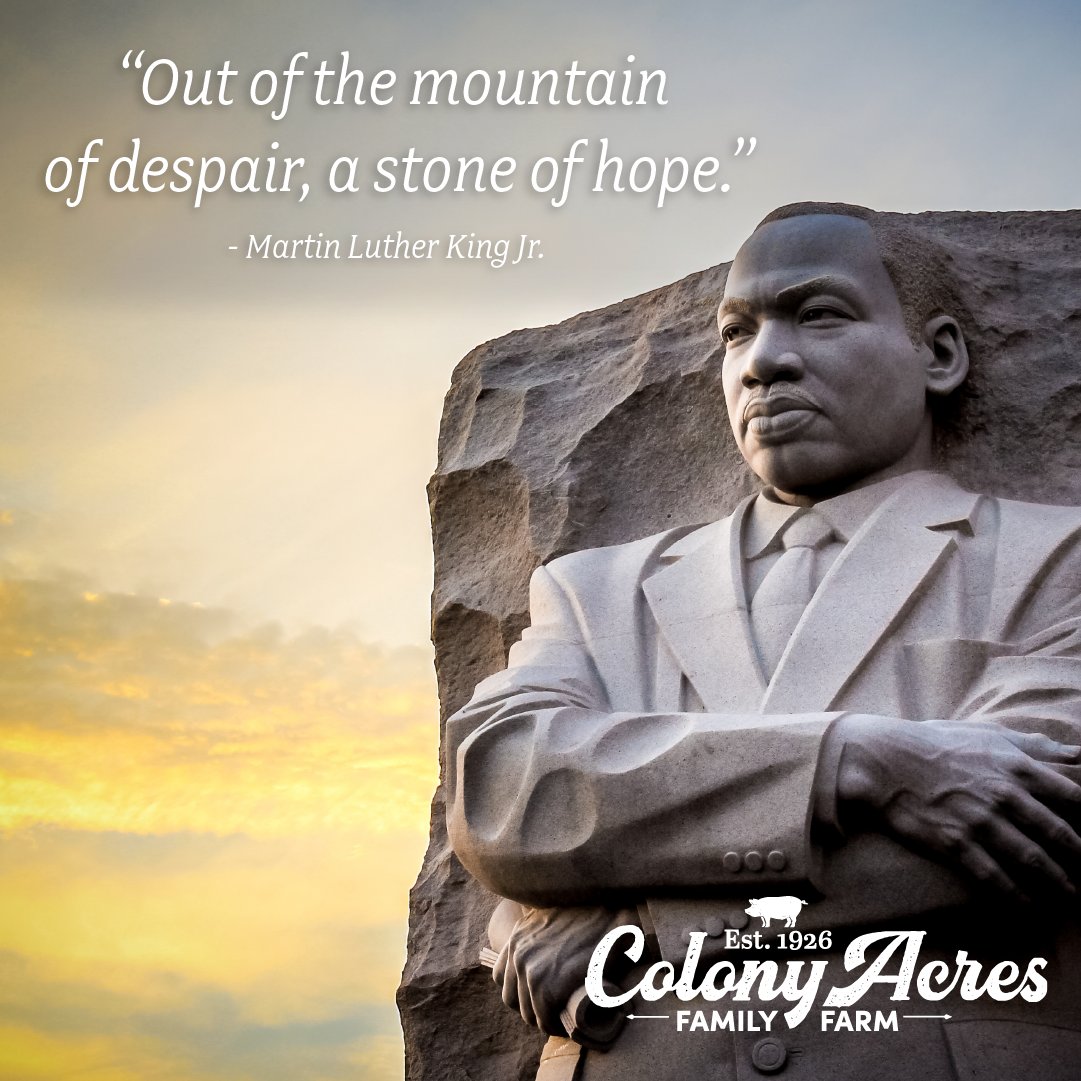 Today we remember and honor the legacy of Dr. Martin Luther King Jr.