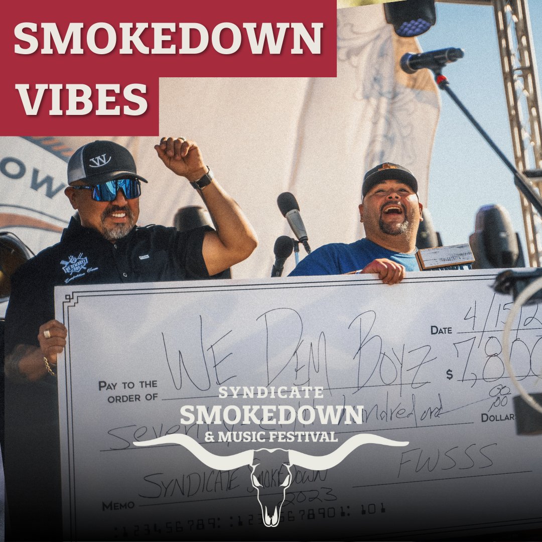 Registration is now open to compete in the Syndicate Smokedown's BBQ competition.  Move in date is 4/12 with the competition on 4/13.  Prize purse is $20,000.  Limited to 70 teams.  Register today on our website or on the link in our profile!

syndicatesmokedown.com