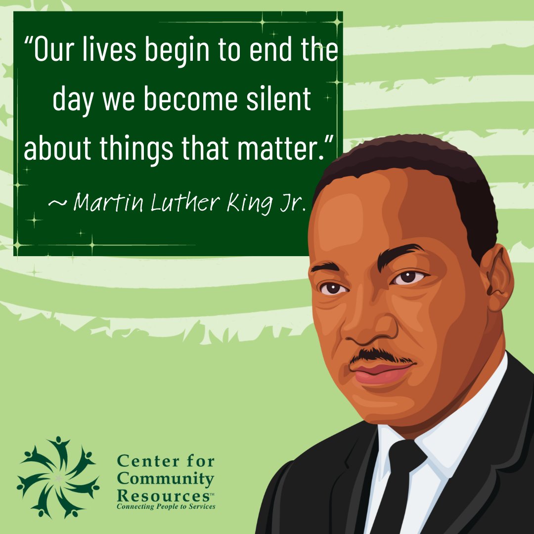 CCRforchange's tweet photo. Happy Martin Luther King Jr. Day! We celebrate the life and legacy of the man who fought for racial equality in America. Thank you, Dr. King, for all you did for the civil rights movement.

#ConnectingPeopleToServices  #NonProfit #MartinLutherKingJR #MLKDay https://t.co/IUUFyxEYuB