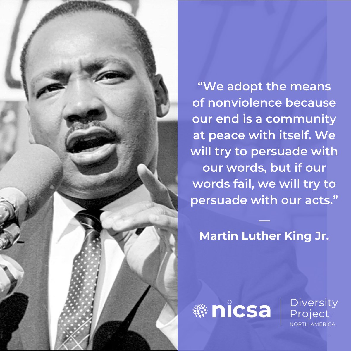 DiversityProjNA's tweet photo. In honor of #MLKDay we are sharing our "A Time For Understanding" toolkit intended to facilitate frank conversations and help bridge cultural divides inside and outside the workplace.  Download now, https://t.co/1mVFINsf7k https://t.co/nyfmDt82Tj