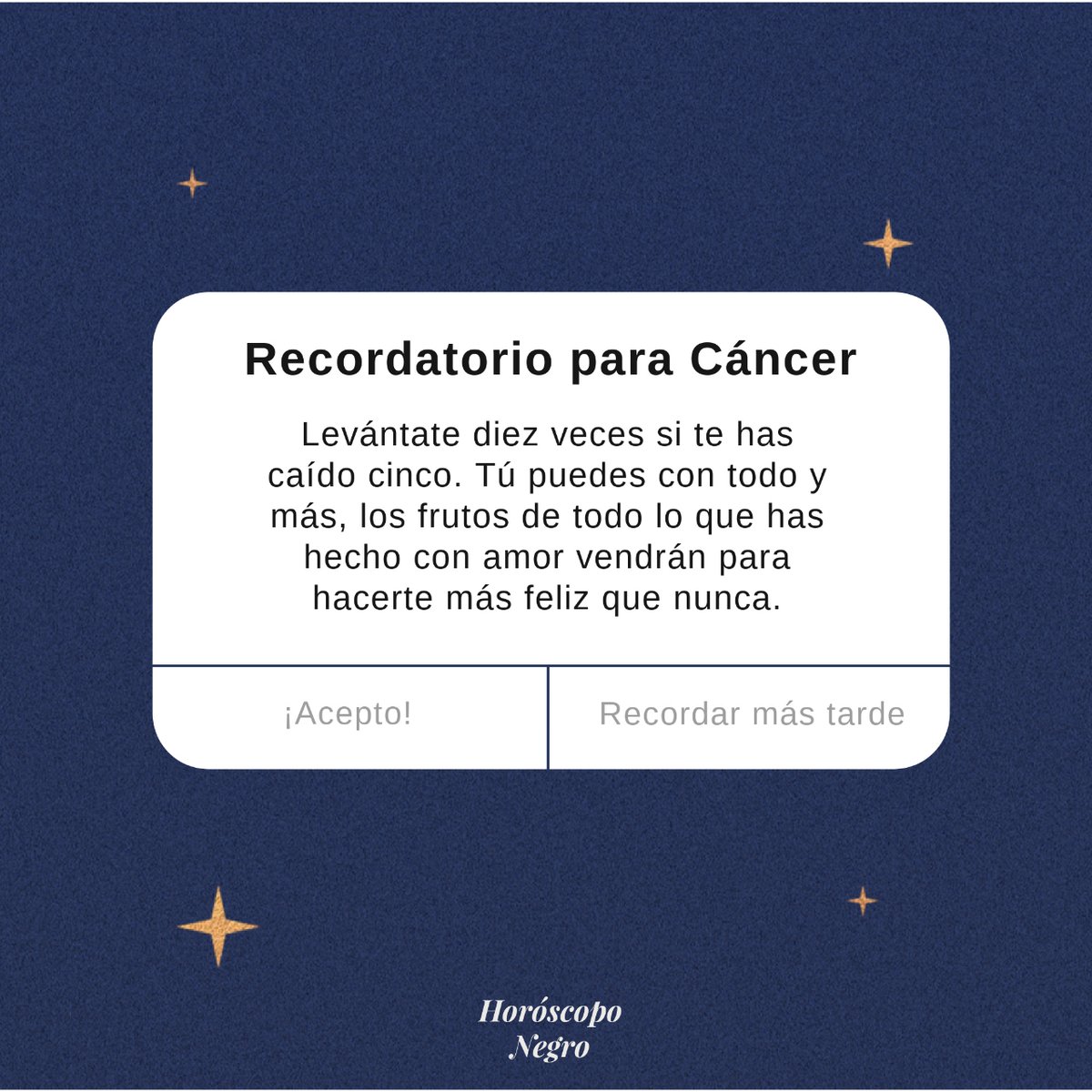 cancer_hn's tweet photo. Comenta ✨ si no vas a dejar este recordatorio para más tarde 🔮✨ https://t.co/nbWzEFiTyz