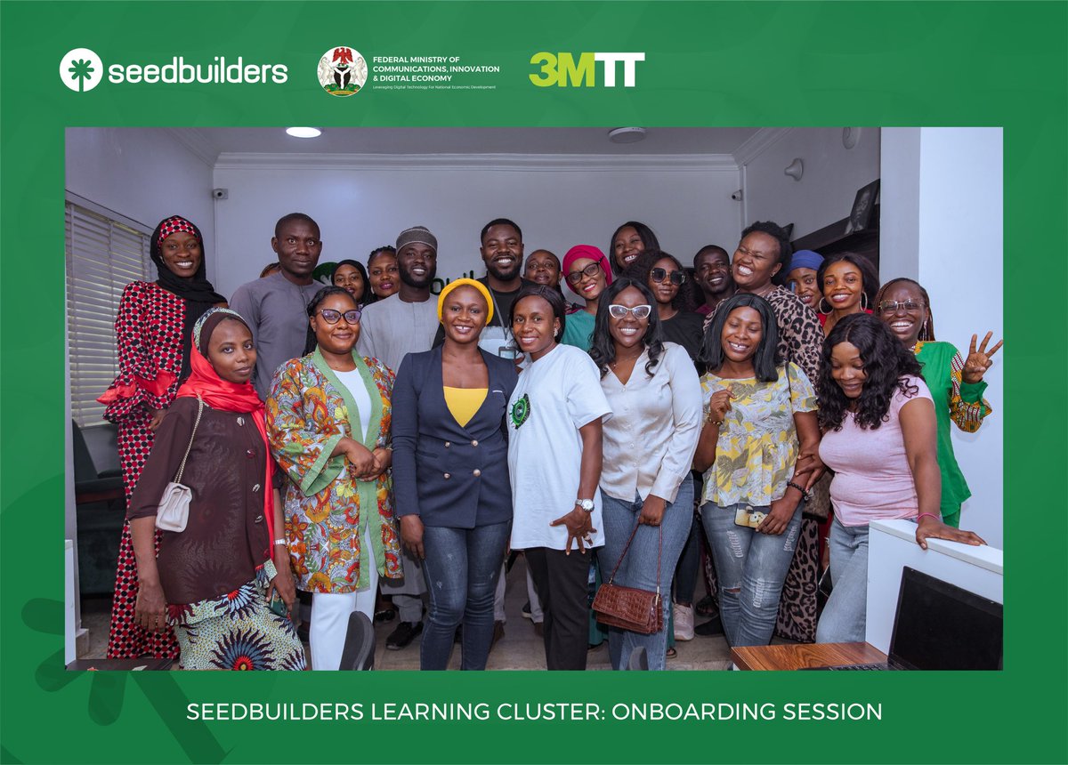seedbuildersng's tweet photo. Our Fellows received a warm welcome and a thorough orientation, setting clear expectations for their journey in the Applied Learning Cluster.

The 3MTT is a program organised by
@fmocde @bosuntijani @nitdanigeria

Training partner: @seedbuildersng

#3MTTOnboarding #seedbuilders https://t.co/ebTquRr6Iw