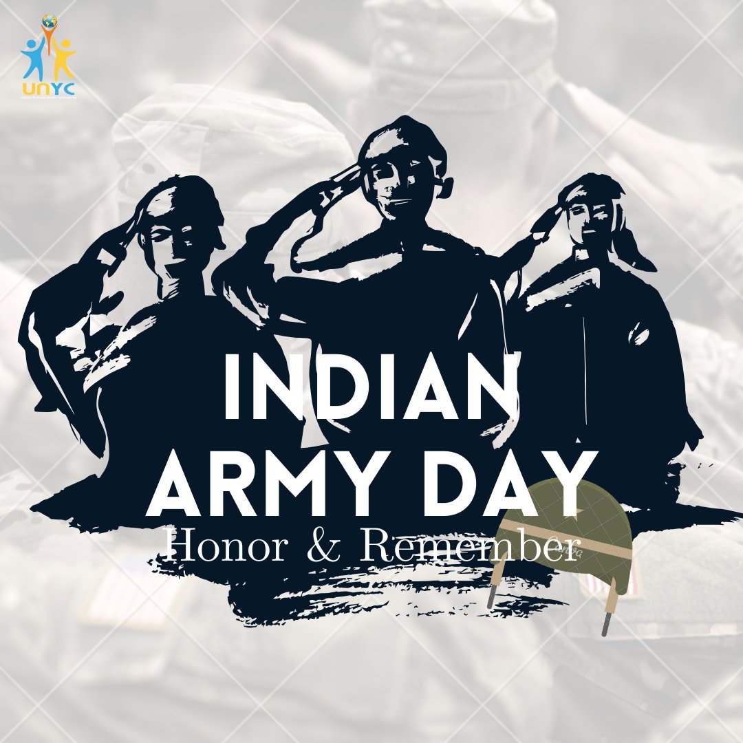 unyclpu's tweet image. It’s a day to celebrate the bravery, selflessness, and steadfast dedication of the Indian Army in preserving the security of the country.

Happy Indian Army day.

#UNYC #UnitedNations #ArmyDay #ArmyDay2024 #ARMY #IndianArmy #IndianArmyDay