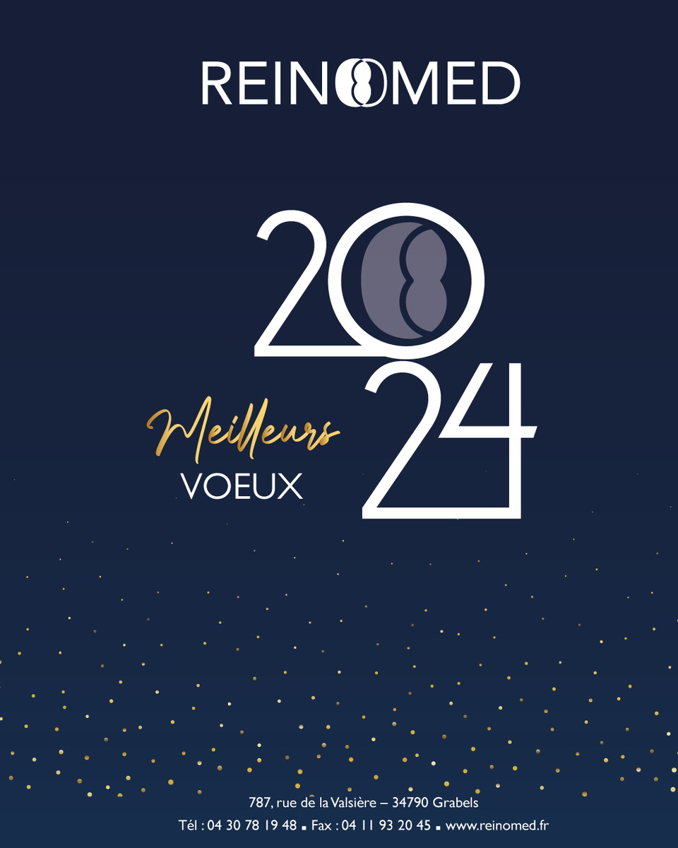 La Fédération Reinomed vous souhaite une excellente année #2024!
