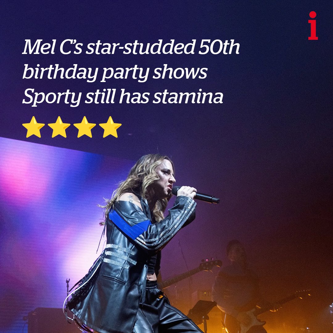 ★★★★ 20 years since embarking on a post-Spice Girls solo career, Mel C is still as energetic as ever 🖋️ @siobhanbnorton 🔗 trib.al/uNrf7oJ