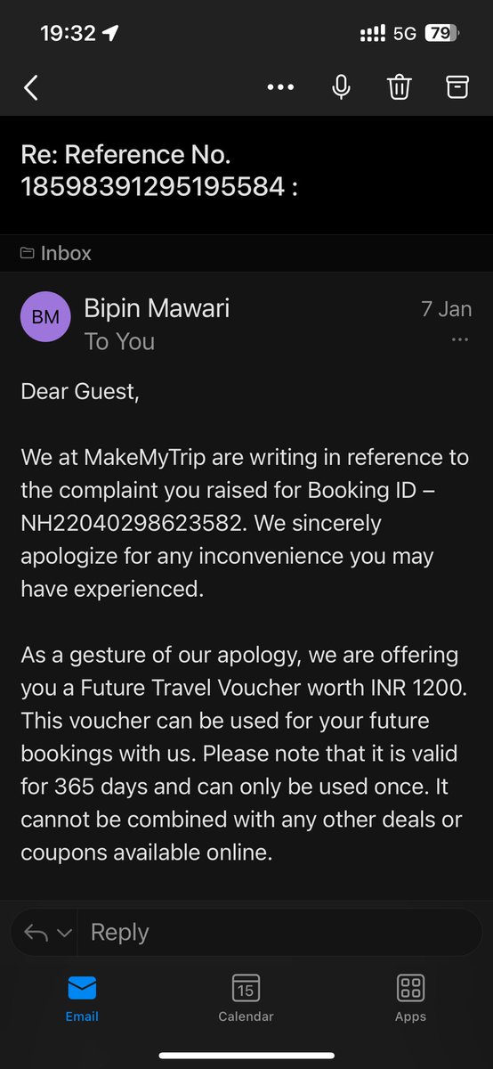 maxifuture's tweet photo. @makemytripcare Now were you able to get the details or shall I upload the call details? https://t.co/5MuF8yzdi4