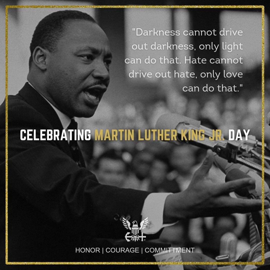 Today, Naval Station Norfolk joins the nation to remember the dream and honor the legacy of Dr. Martin Luther King, Jr. Let us continue to strive for justice and equality for all. 🇺🇸⚖️⚓ #MLKDay #anchoredinnavalstationnorfolk